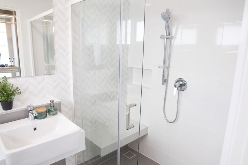 Contemporary Shower with Multiple Fixtures